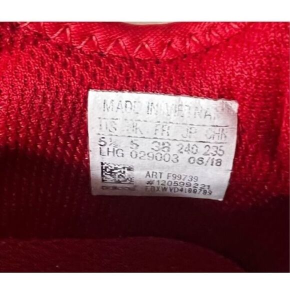 Adidas X PLR Size Men 5.5 Women 6.5 Red Running Shoes Sneakers Trainers F99739 - Picture 9 of 12
